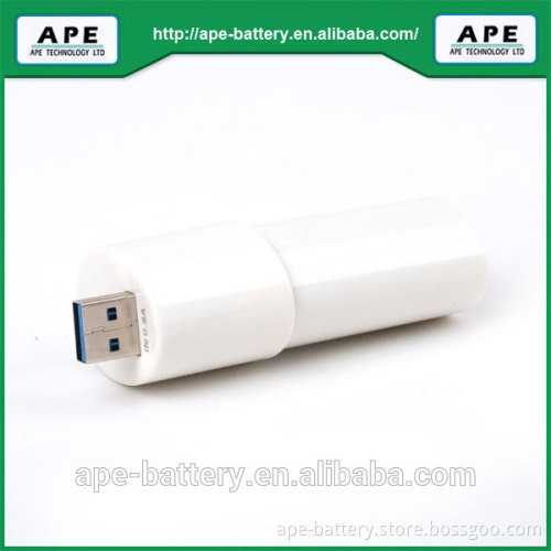 New style retractable USB fast charging power bank for smartphone